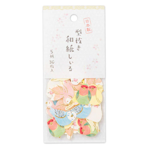NB Co 30pcs Parakeet Sticker Flakes 5564104 - Image 2