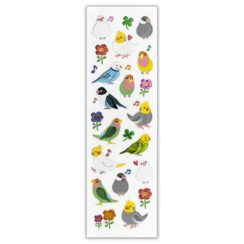 NB Co Parakeet & Flower Stickers 3014141 - Image 2
