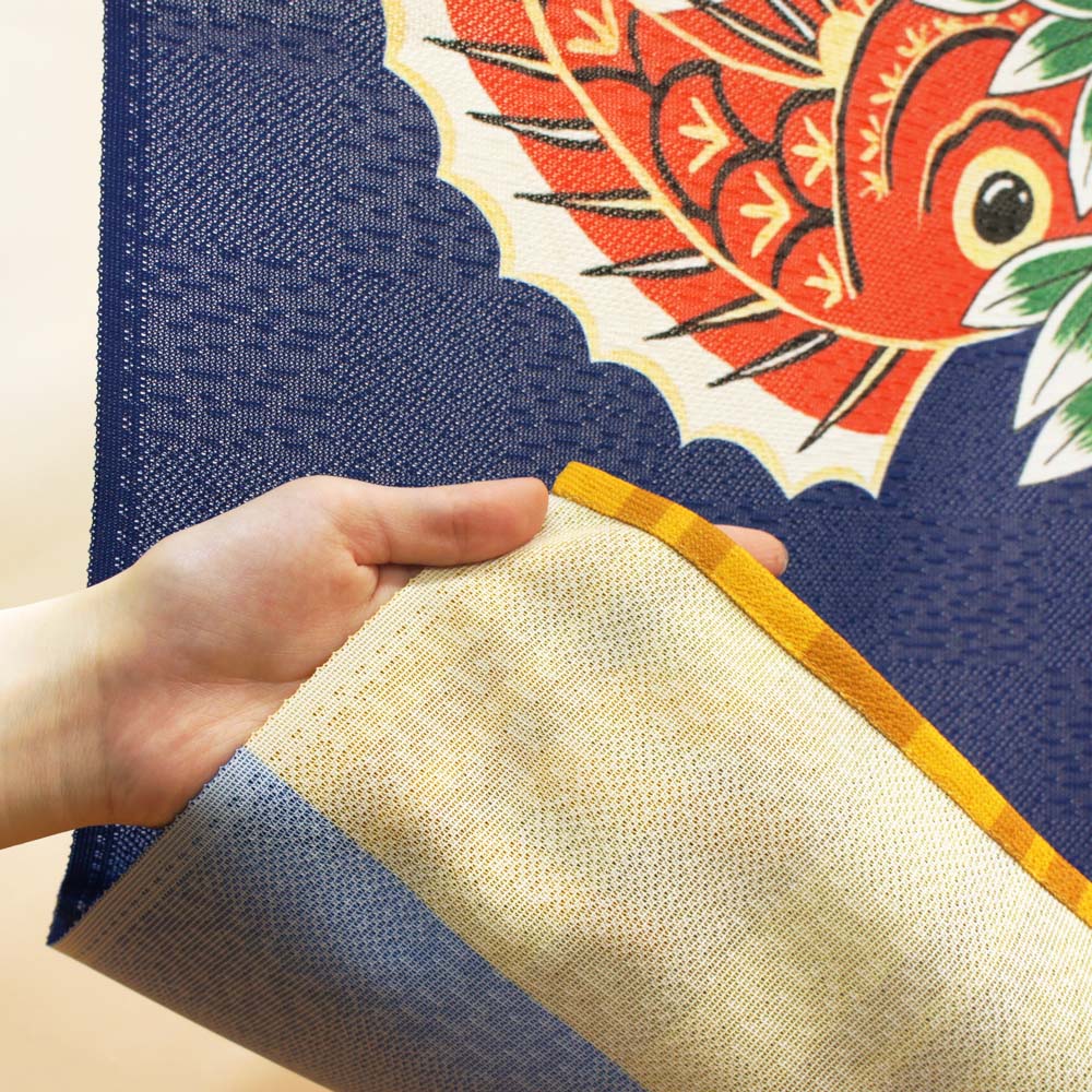 Japanese Style Seven Lucky Gods, Ornamental Rake Noren Curtain - Image 2