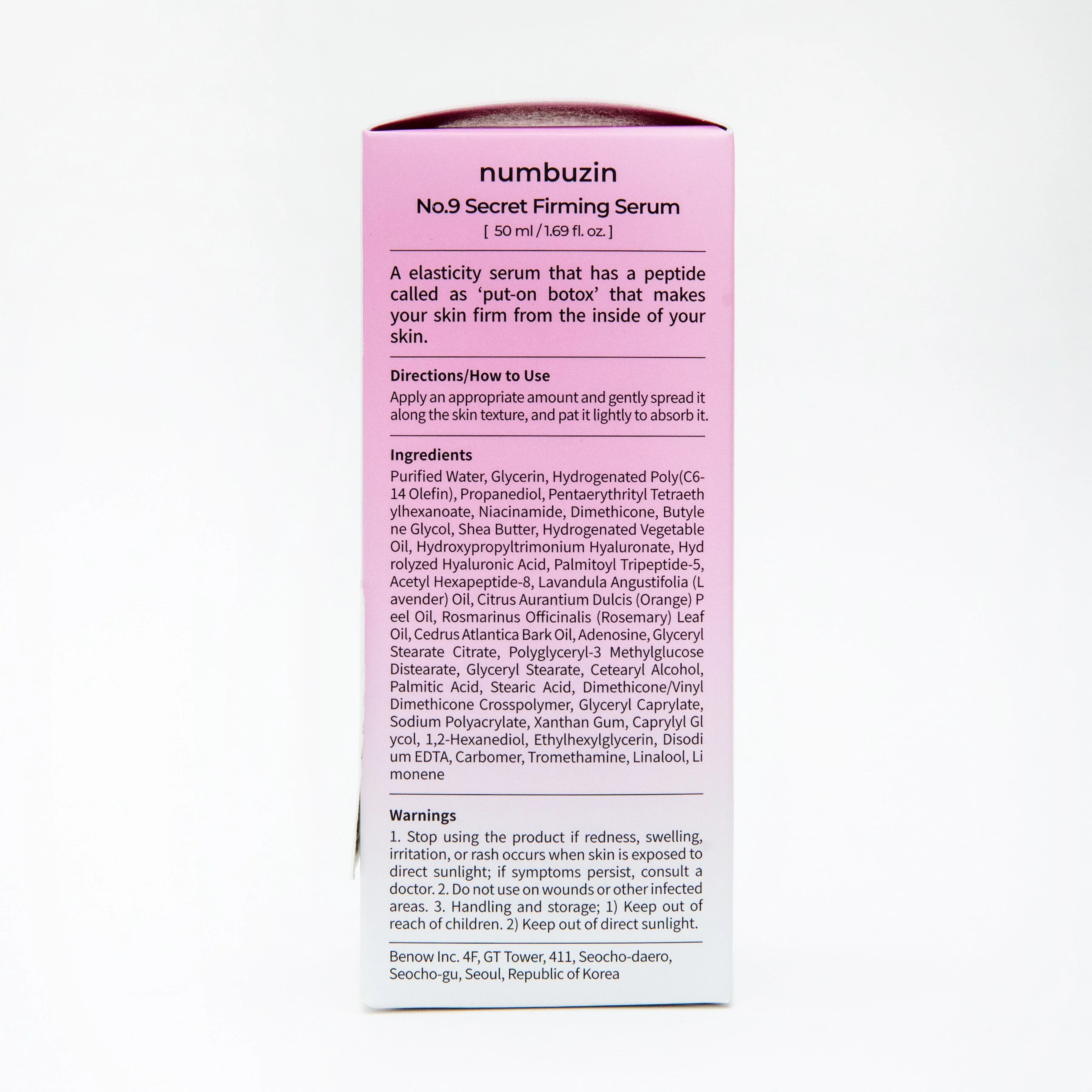 Numbuzin No.9 Secret Firming Serum 50ml - Image 5