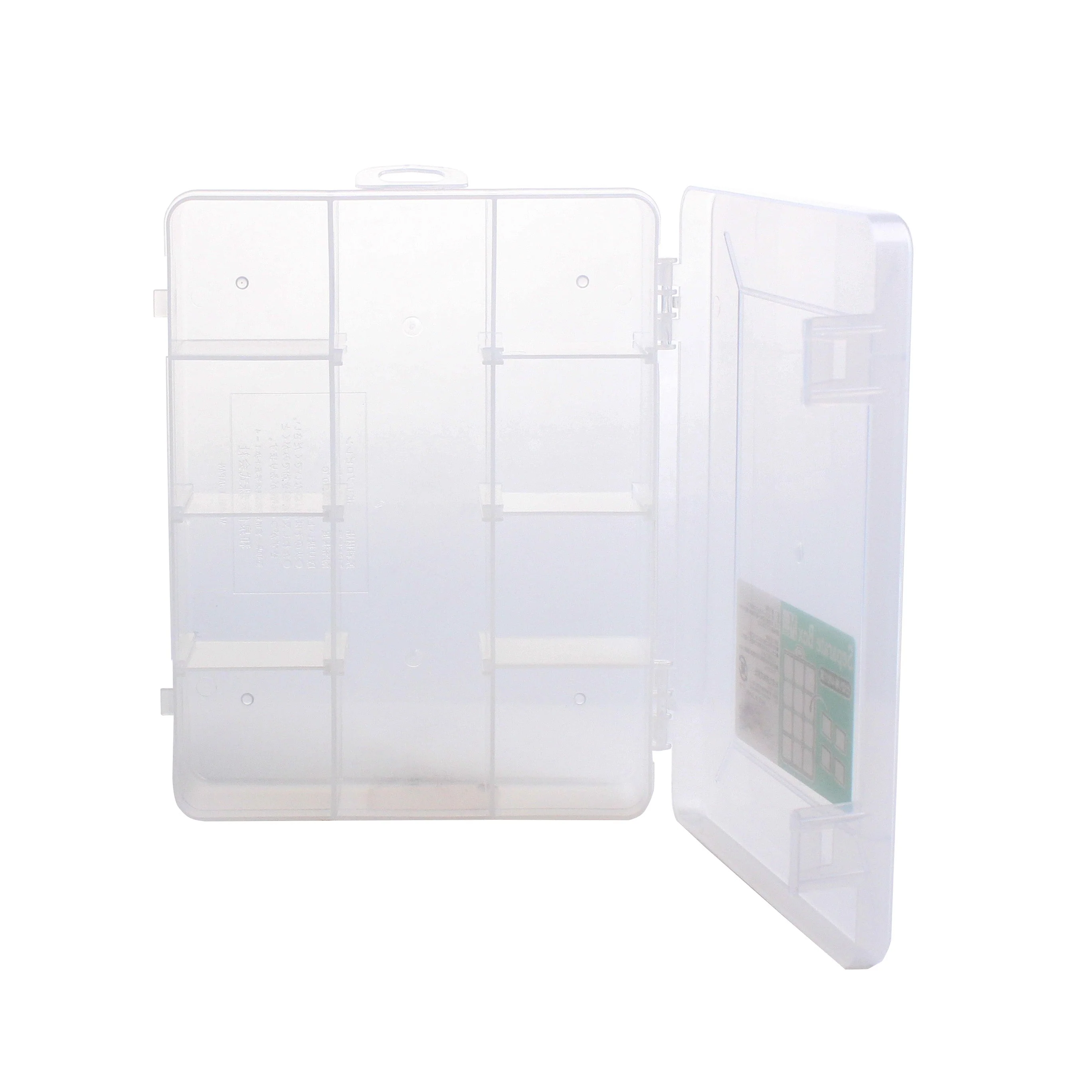 Clear Organizer with Lid and Compartments - Image 3
