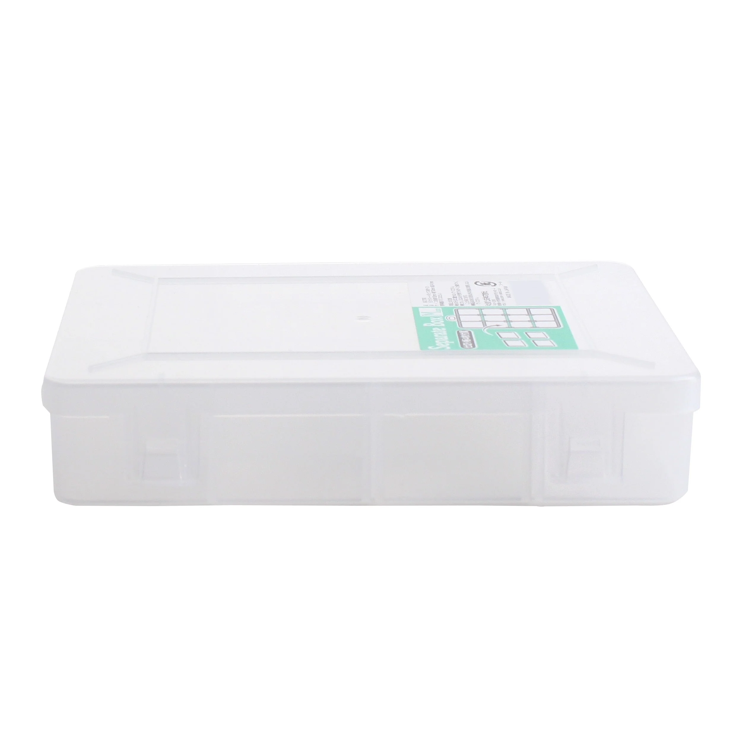Clear Organizer with Lid and Compartments - Image 4