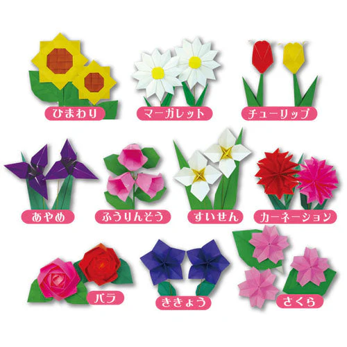 Toyo Flower Origami Paper with Instructions - Image 2