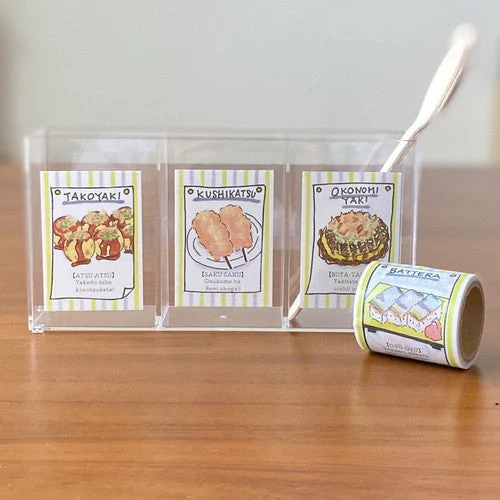 Osaka Food Washi Masking Tape YJ3-11 - Image 2