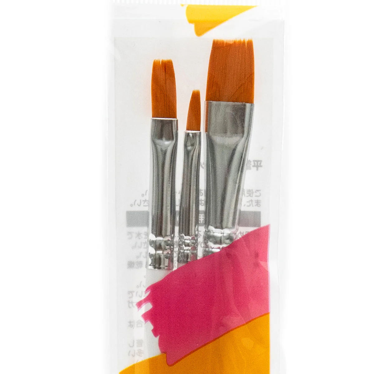 Flat Paint Brushes 3pcs - Image 2