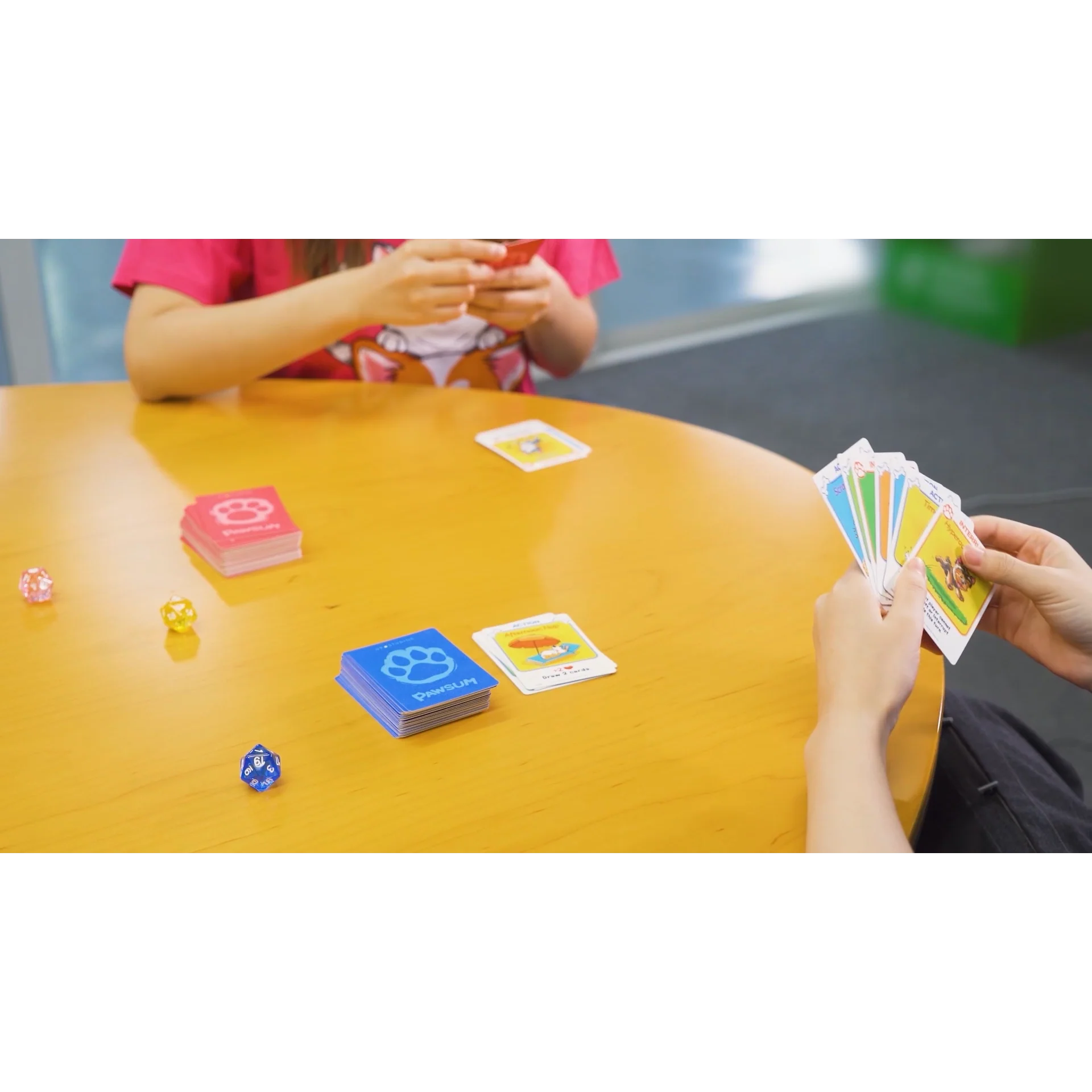 PAWSUM Action Playing Cards -Trading Card Game with 20-face dice - Image 2