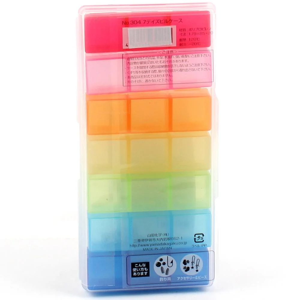 3x7 Slot Pill Case Storage Box - Image 2