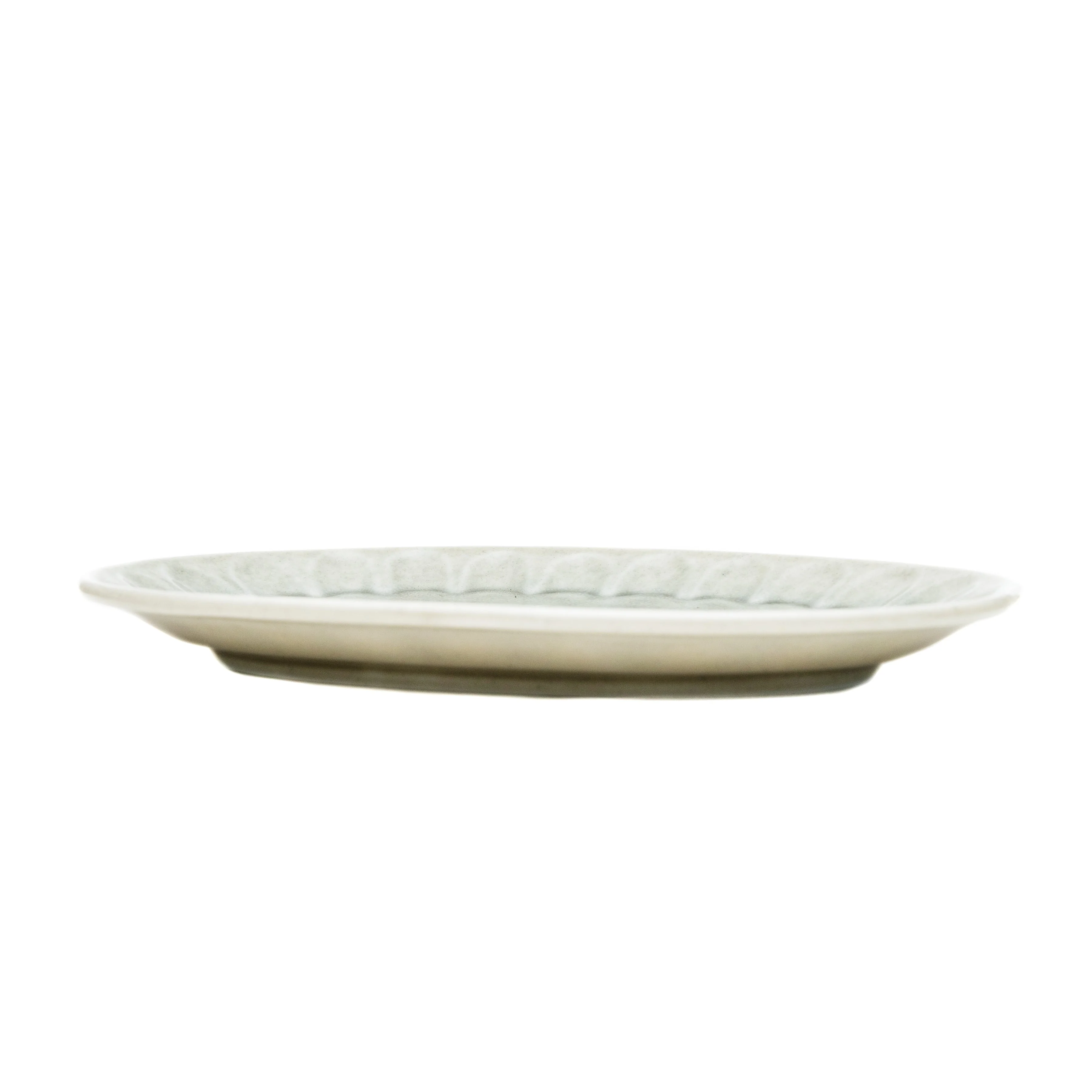 Spring Water Shinogi Oval Porcelain Plate - Image 2