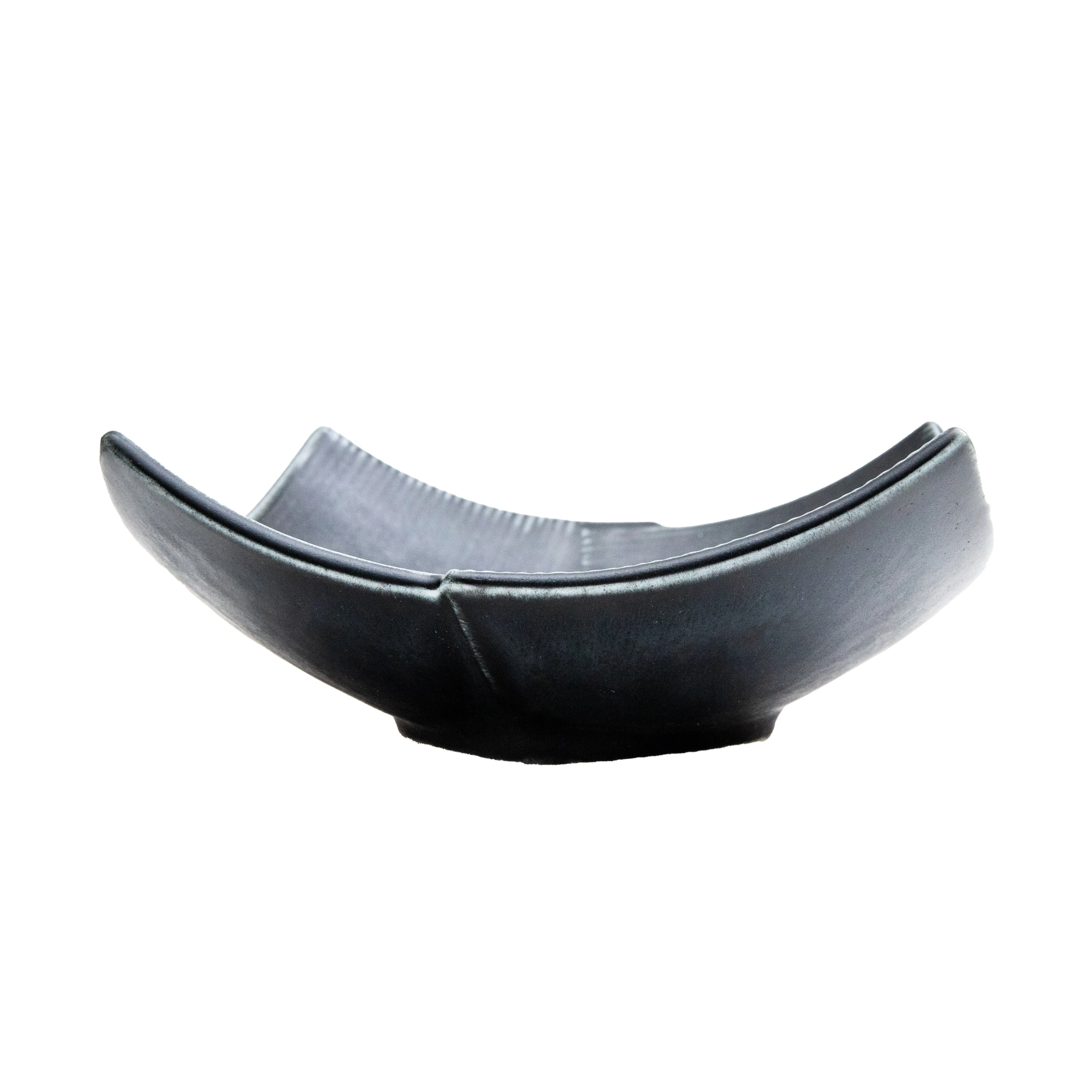 14.0cm Black Square Porcelain Small Plate - Image 3