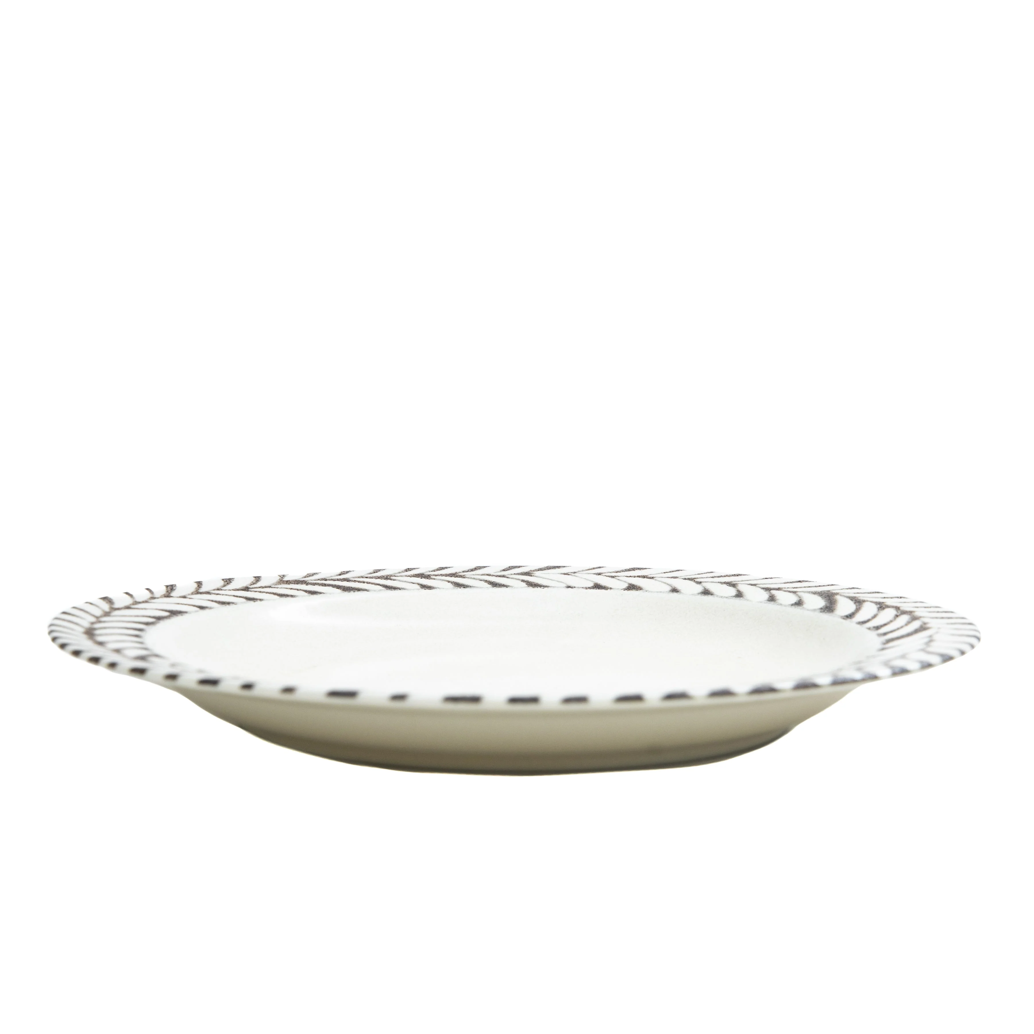Japanese Porcelain Leaf Motif Plate - Image 2