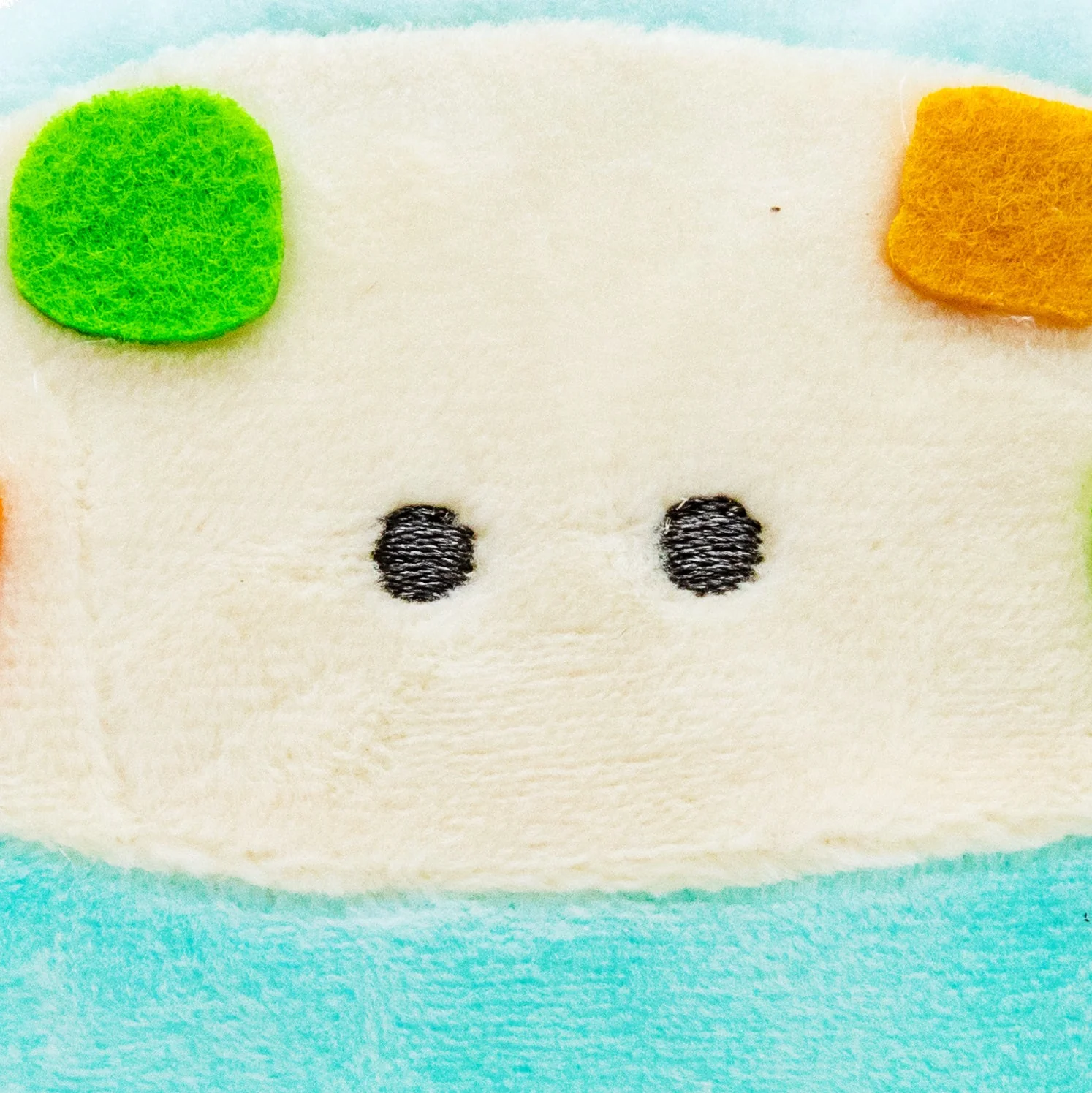 Plushie Key Chain Cute Eyes School Lunch White Stew - Image 2