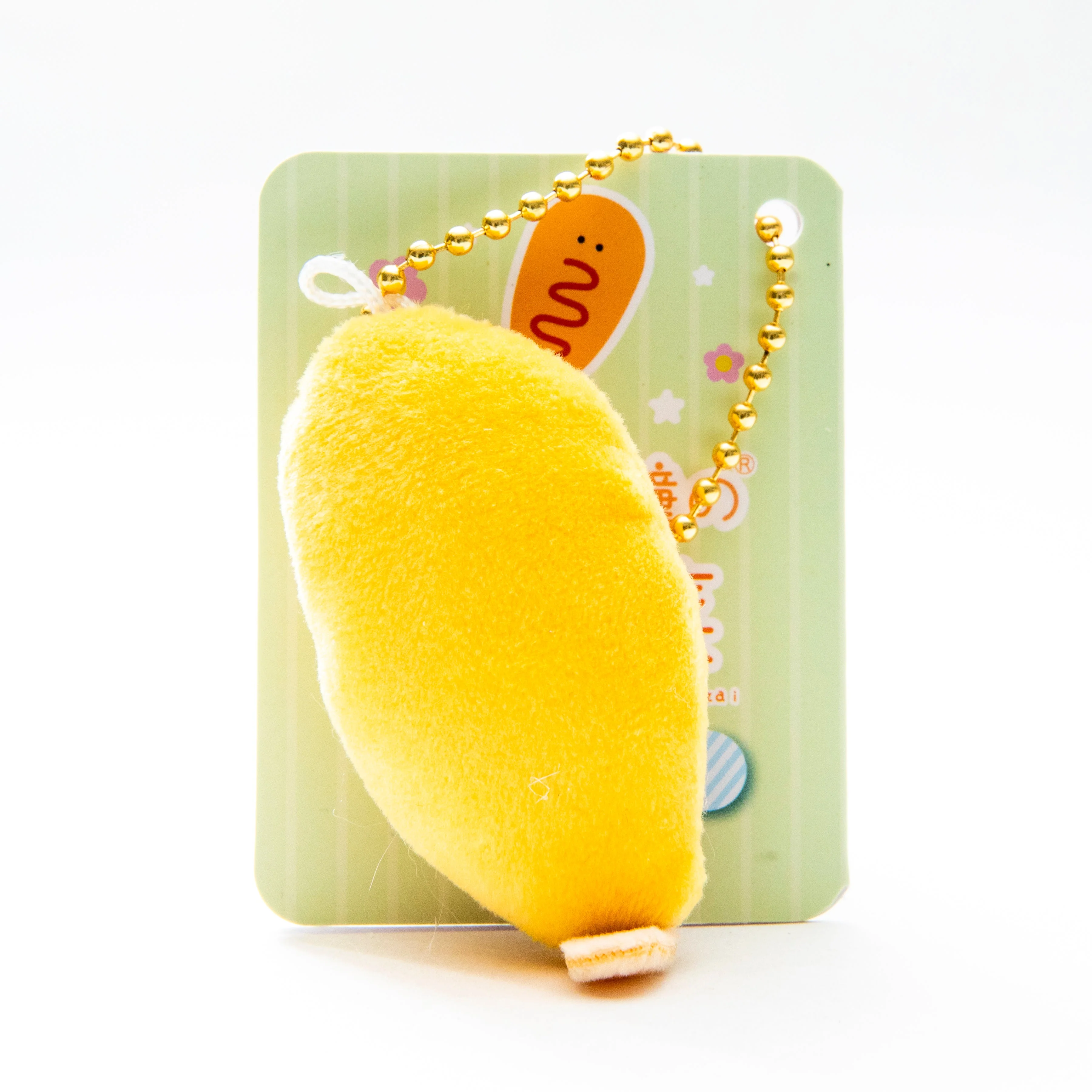 Mini Plushie Key Chain Corn Dog - Image 2