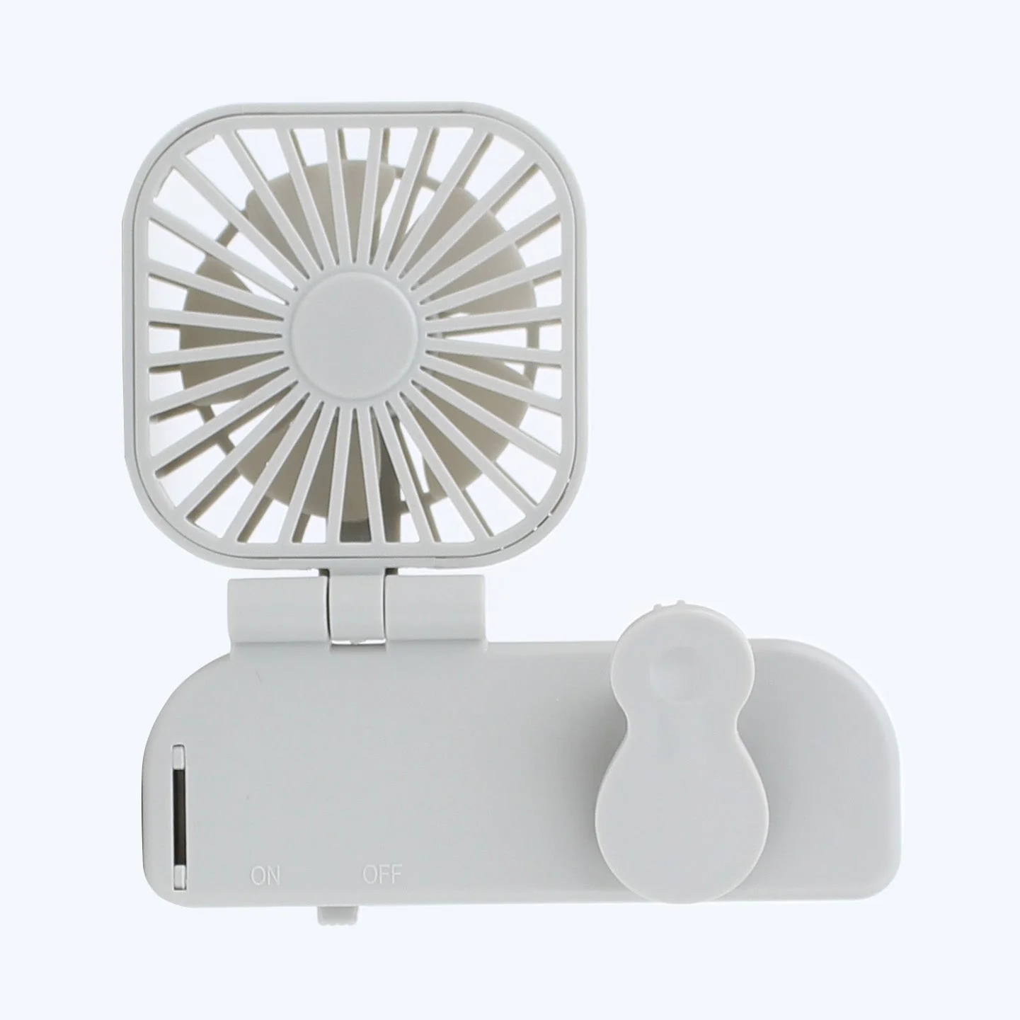 Portable Fan with Clip (Grey) - Image 4