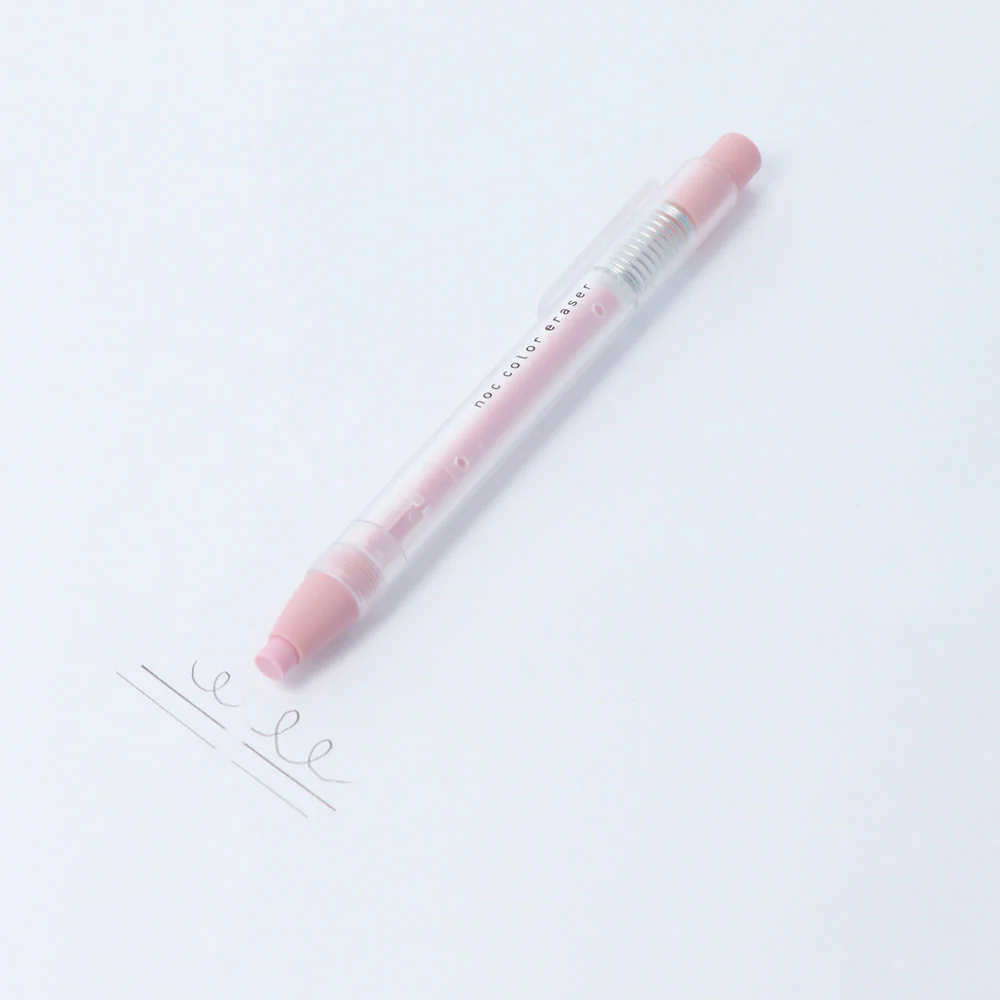 Sun-Star noc color eraser Translucent Barrel Retractable Eraser - Image 16