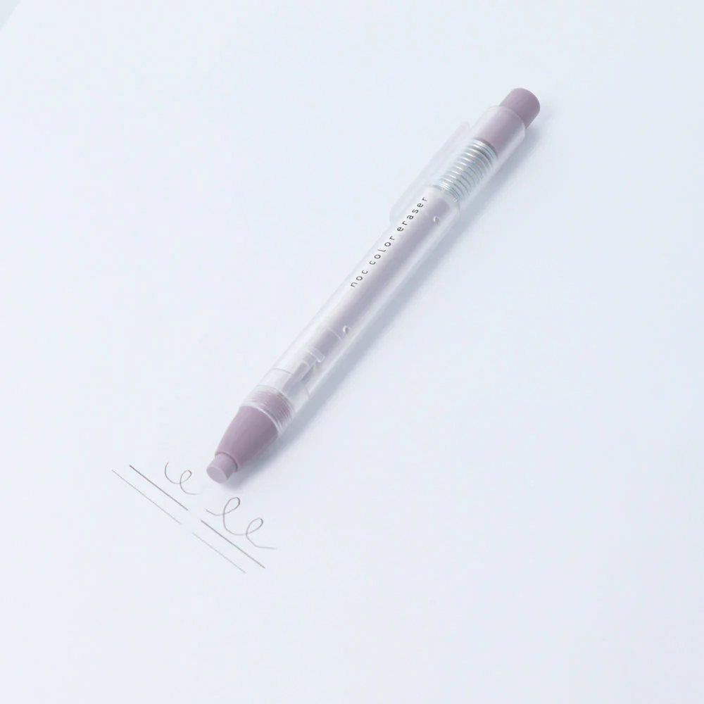 Sun-Star noc color eraser Translucent Barrel Retractable Eraser - Image 28