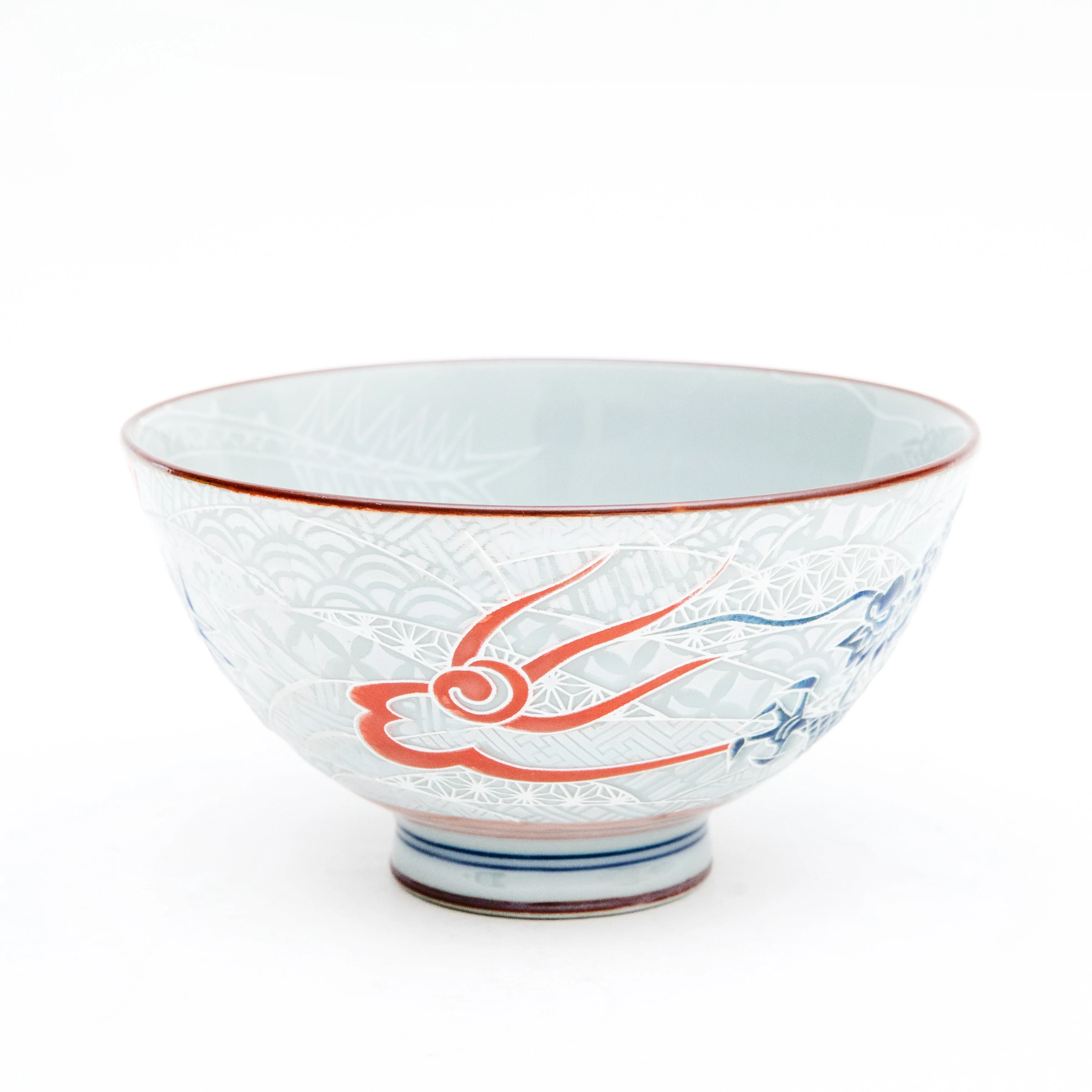 11.4cm Dragon Porcelain Rice Bowl  M - Image 3