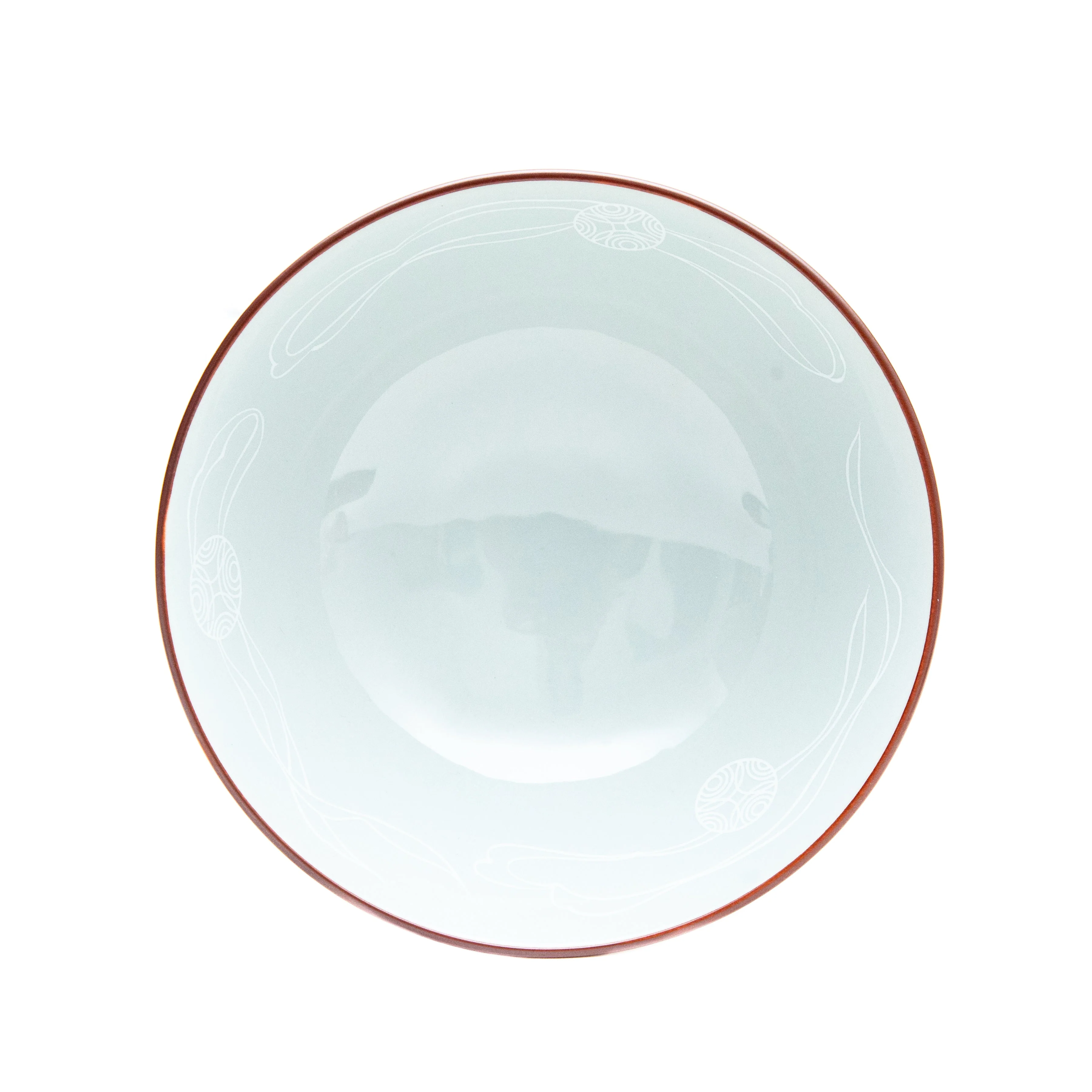 14.2cm Karashishi Lion Porcelain Rice Bowl  XL - Image 2