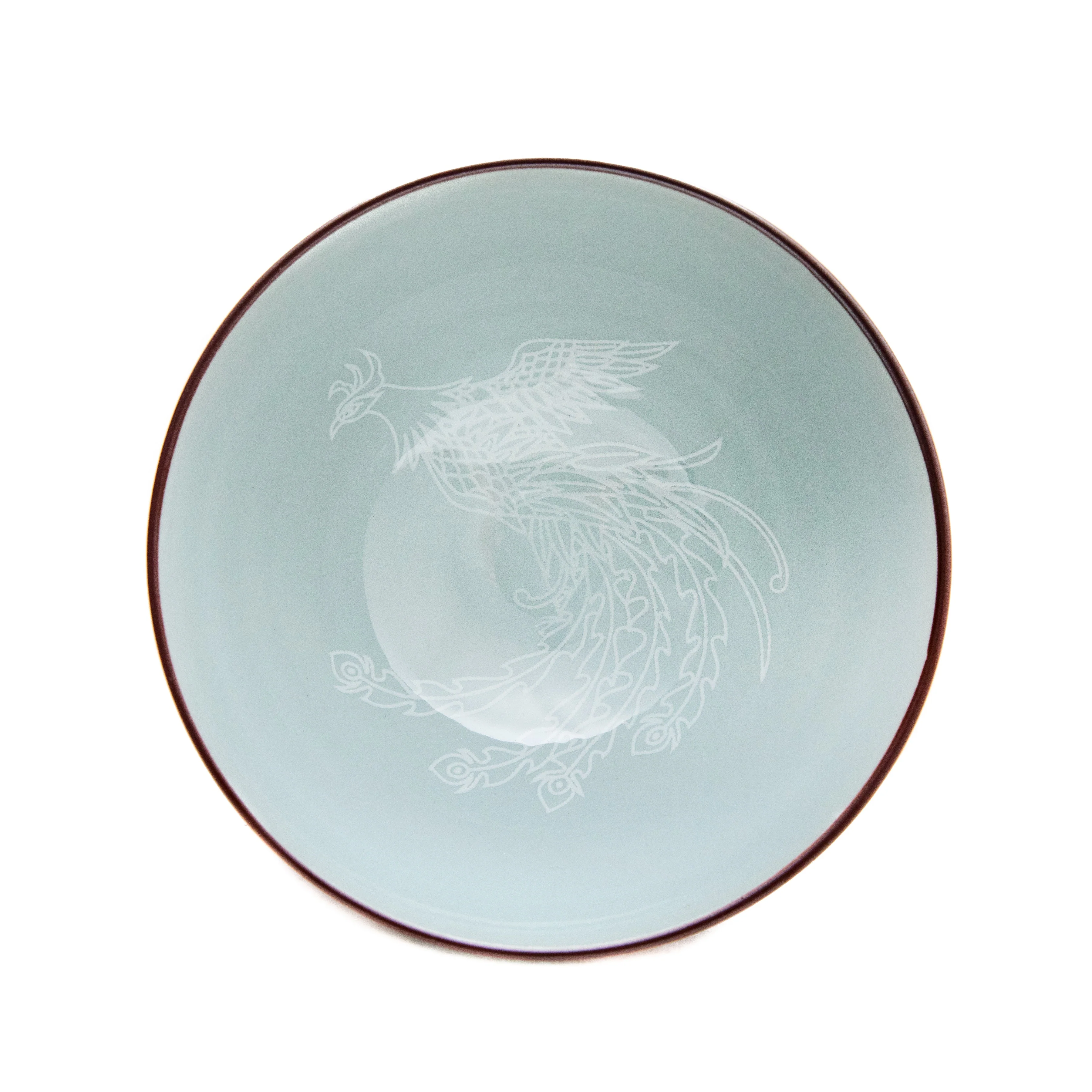 11.4cm Phoenix Porcelain Rice Bowl  M - Image 2