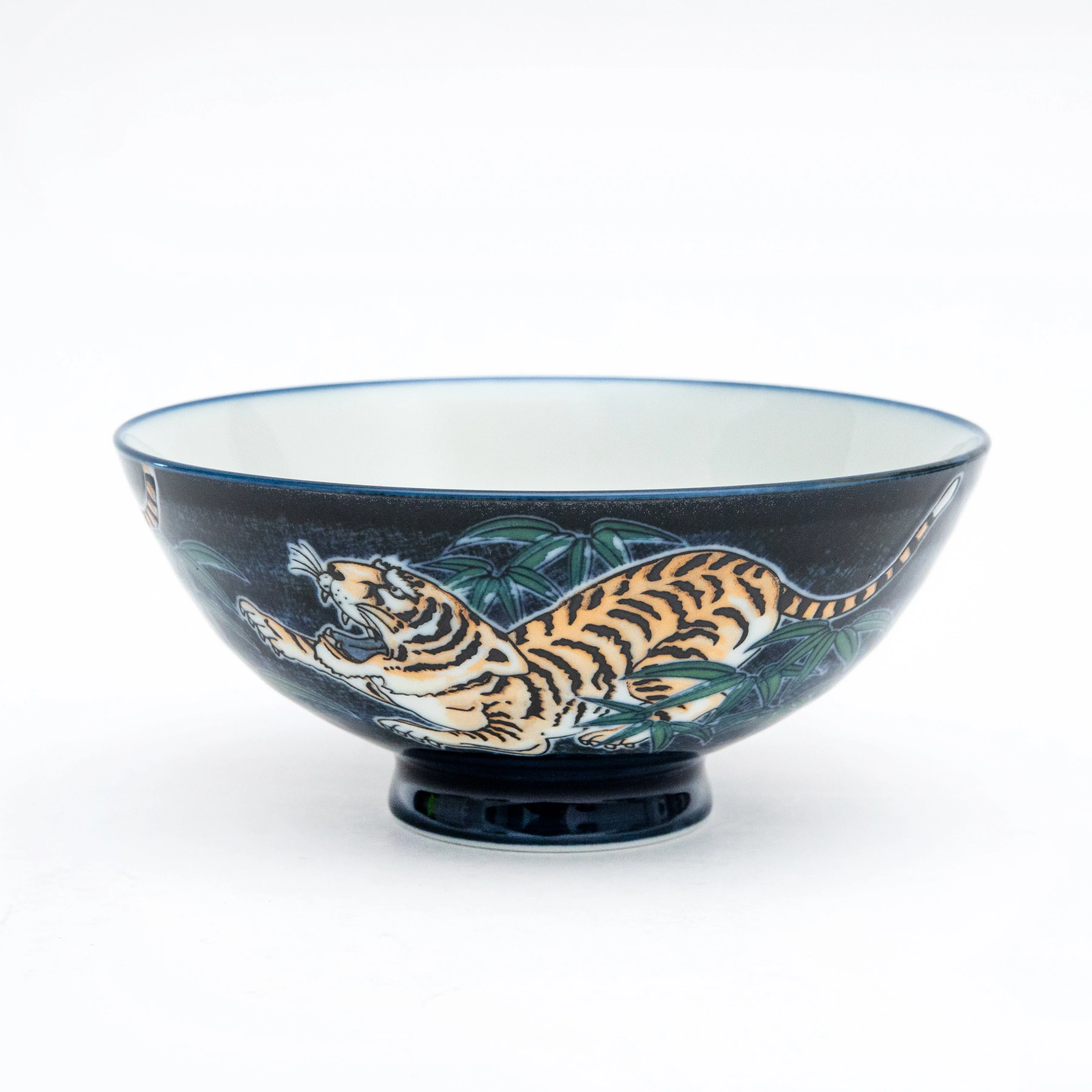 14.2cm Tiger Porcelain Rice Bowl  XL - Image 2