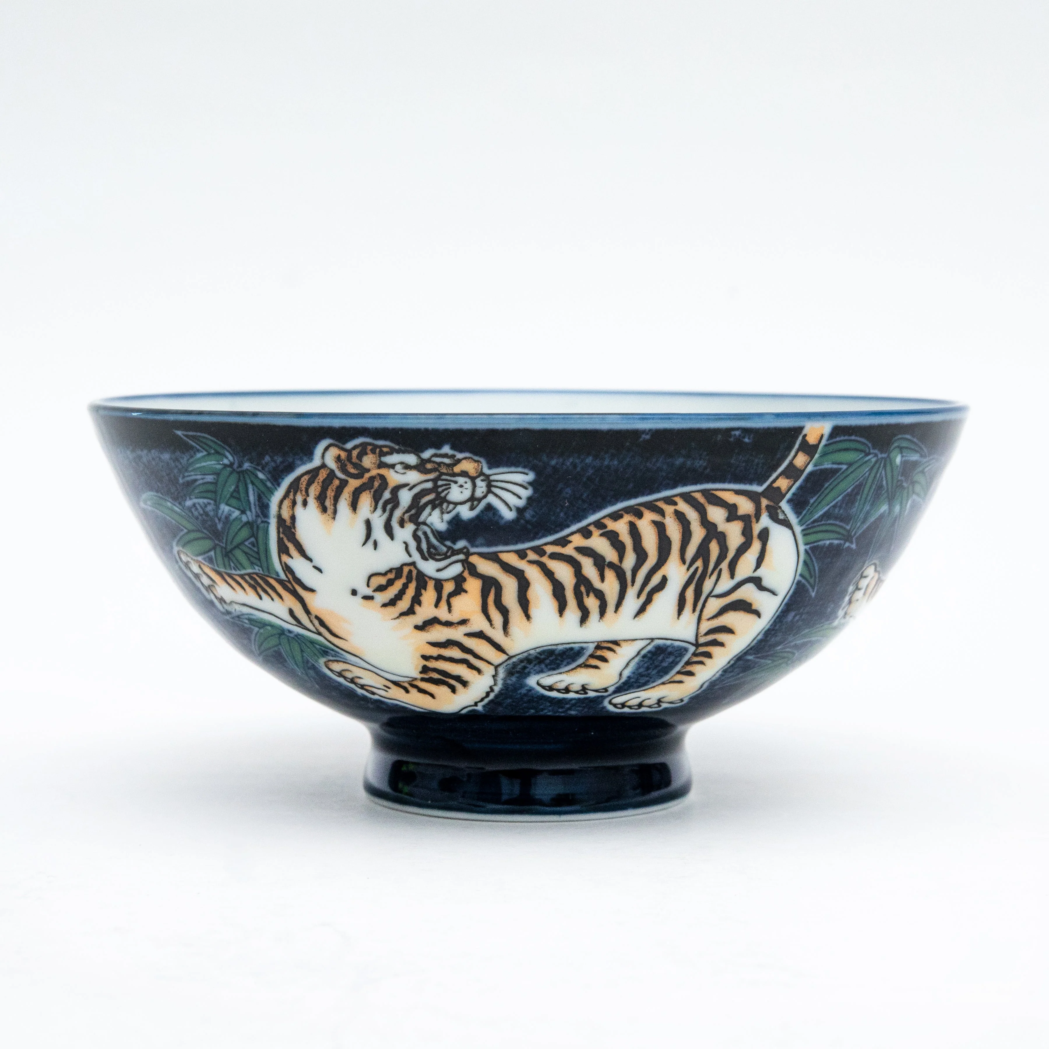 14.2cm Tiger Porcelain Rice Bowl  XL - Image 3