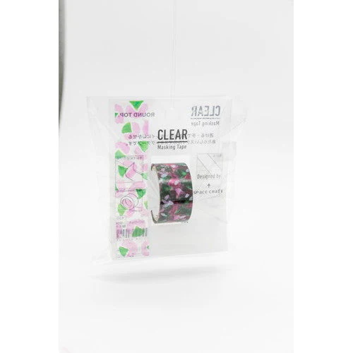 Round Top Washi Masking Tape Clear Washi Masking Tape Butterfly - Image 3