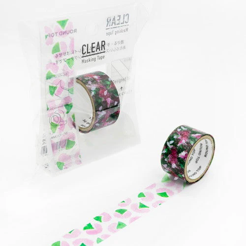 Round Top Washi Masking Tape Clear Washi Masking Tape Butterfly - Image 4
