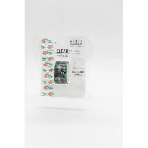 Round Top Washi Masking Tape Clear Washi Masking Tape Flower Decoration