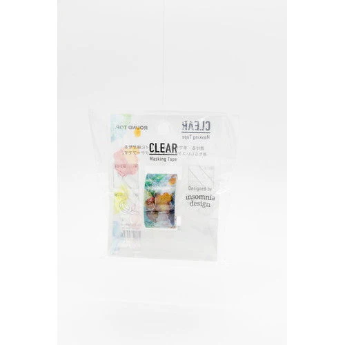 Round Top Washi Masking Tape Clear Washi Masking Tape Flower Decoration - Image 5