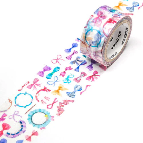 Round Top Washi Masking Tape Insomnia Design Iroarare - Image 2