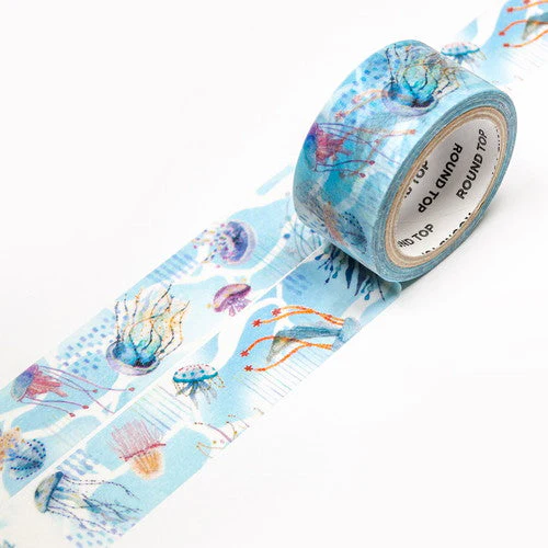 Round Top Washi Masking Tape Insomnia Design Iroarare - Image 3