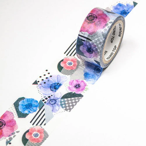 Round Top Washi Masking Tape Insomnia Design Iroarare - Image 4