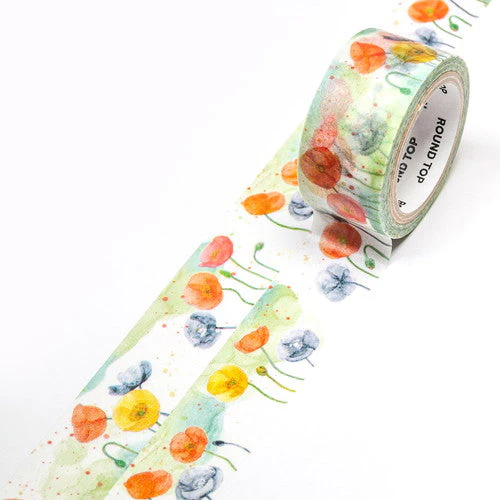 Round Top Washi Masking Tape Insomnia Design Iroarare - Image 5