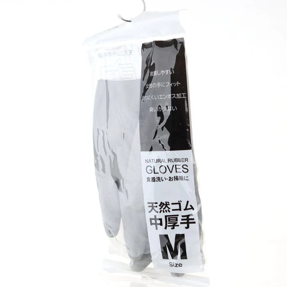 Med-Thick Rubber Gloves - M - Image 3