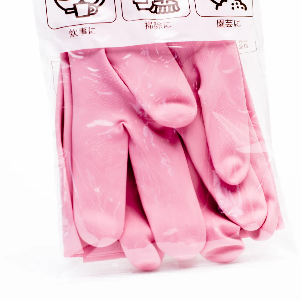 Med-Thick Rubber Gloves with Lining - M - Image 3