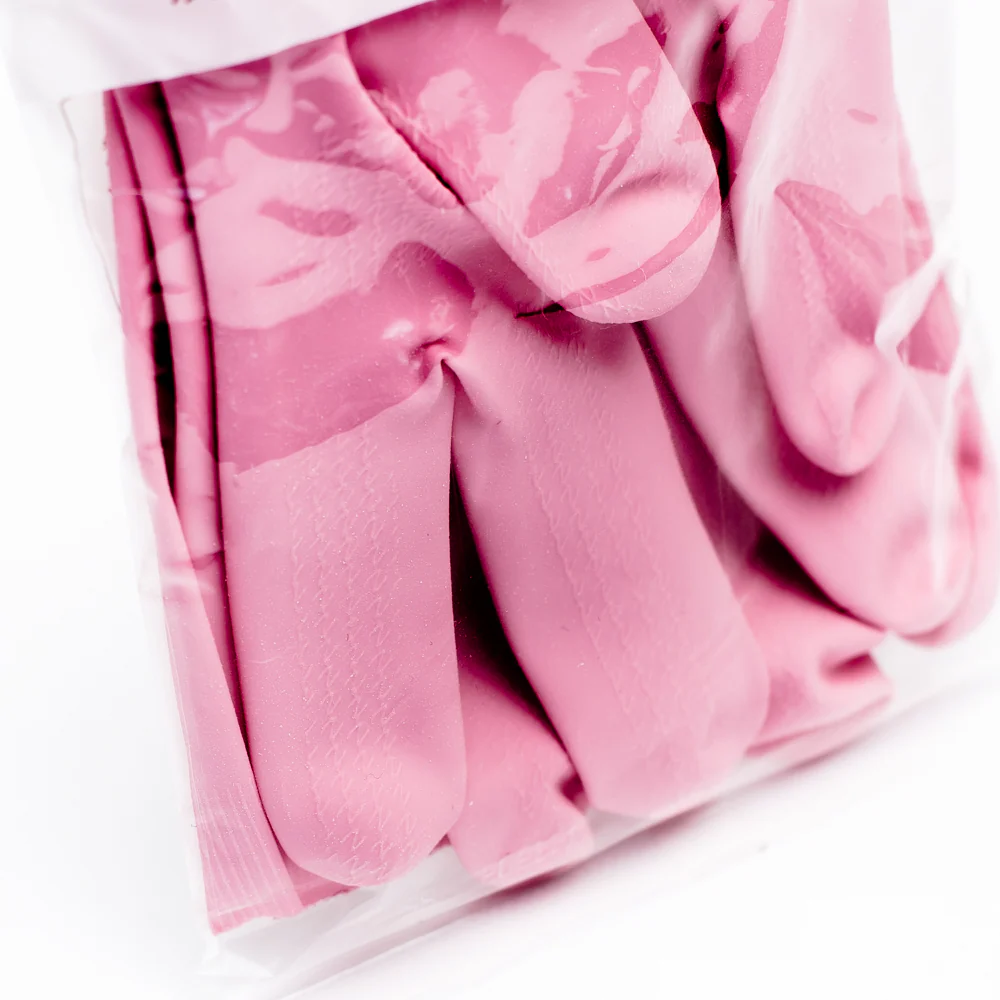 Med-Thick Rubber Gloves with Lining - M - Image 4