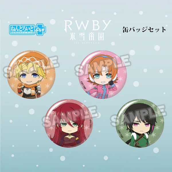 RWBY Ice Queendom Nendoroid Plus Pinback Button Set (Team JNPR) - Image 2