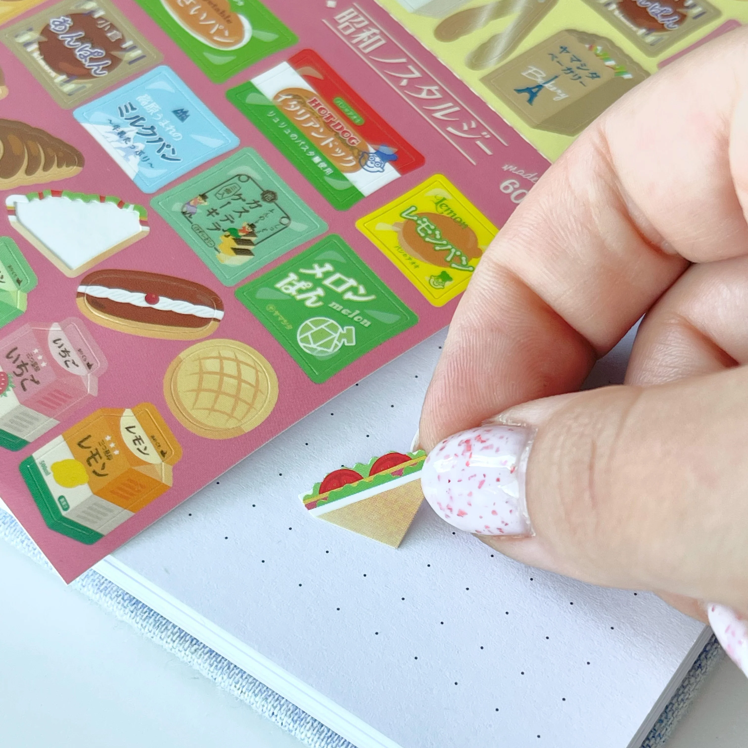 Ryuryu Snacks 3-Way: Separate, Stick & Stack Stickers RCSN35 - Image 4