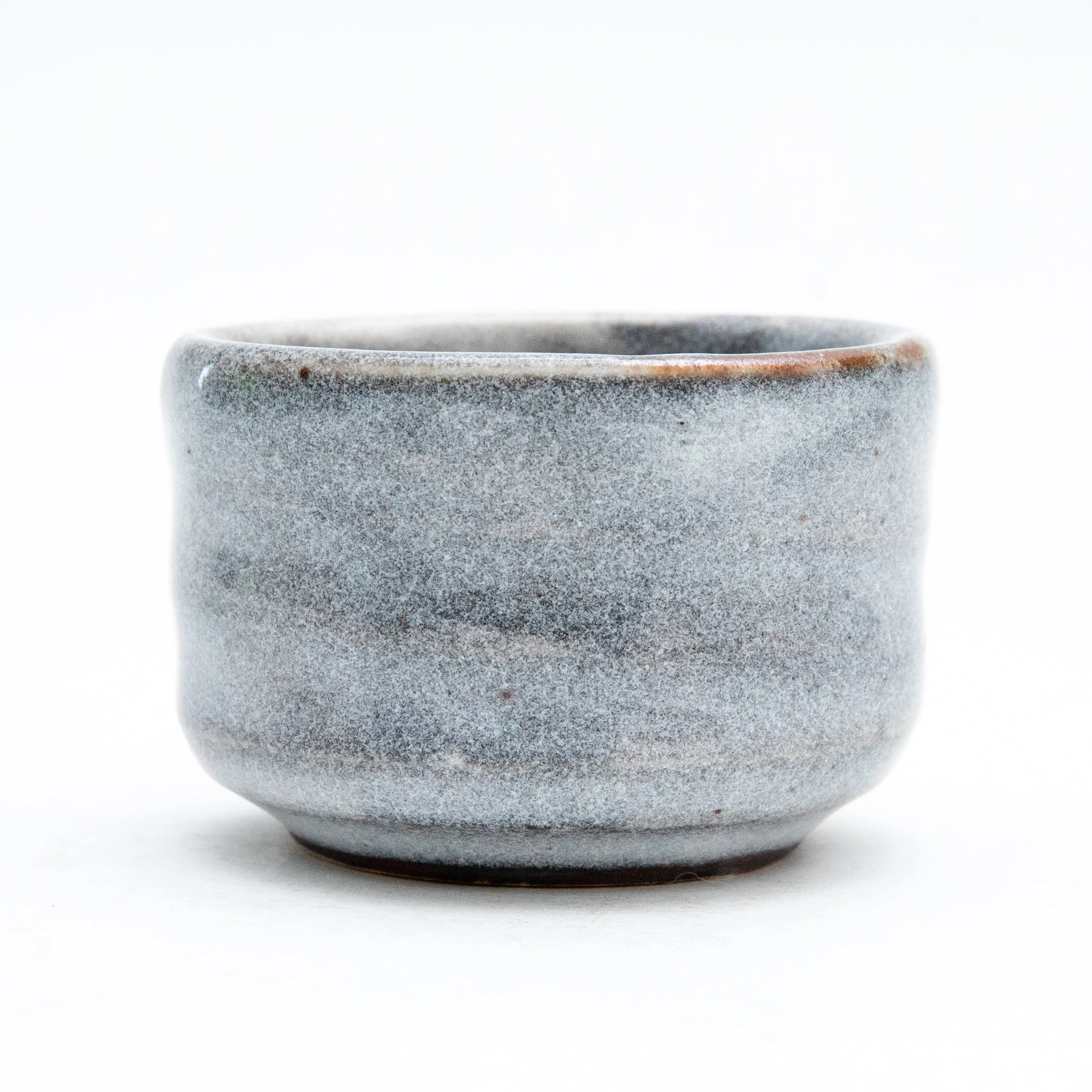 6cm Nezumi Madori Reed Ceramic Sake Cup  L - Image 2