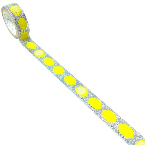 Seal-Do Kirapika Kajii Motojiro: Lemon Washi Masking Tape - Image 2