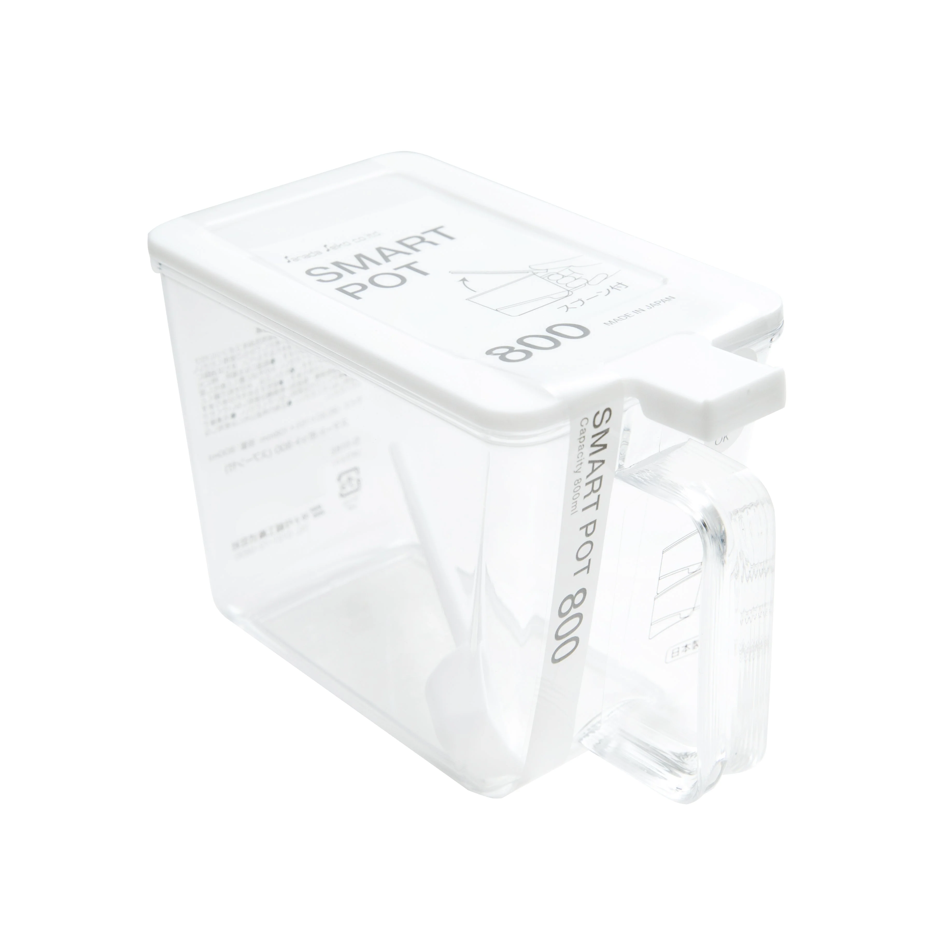 Sanada Seiko Smart Pot Seasoning Storage Container with Spoon (800ml) - Image 4