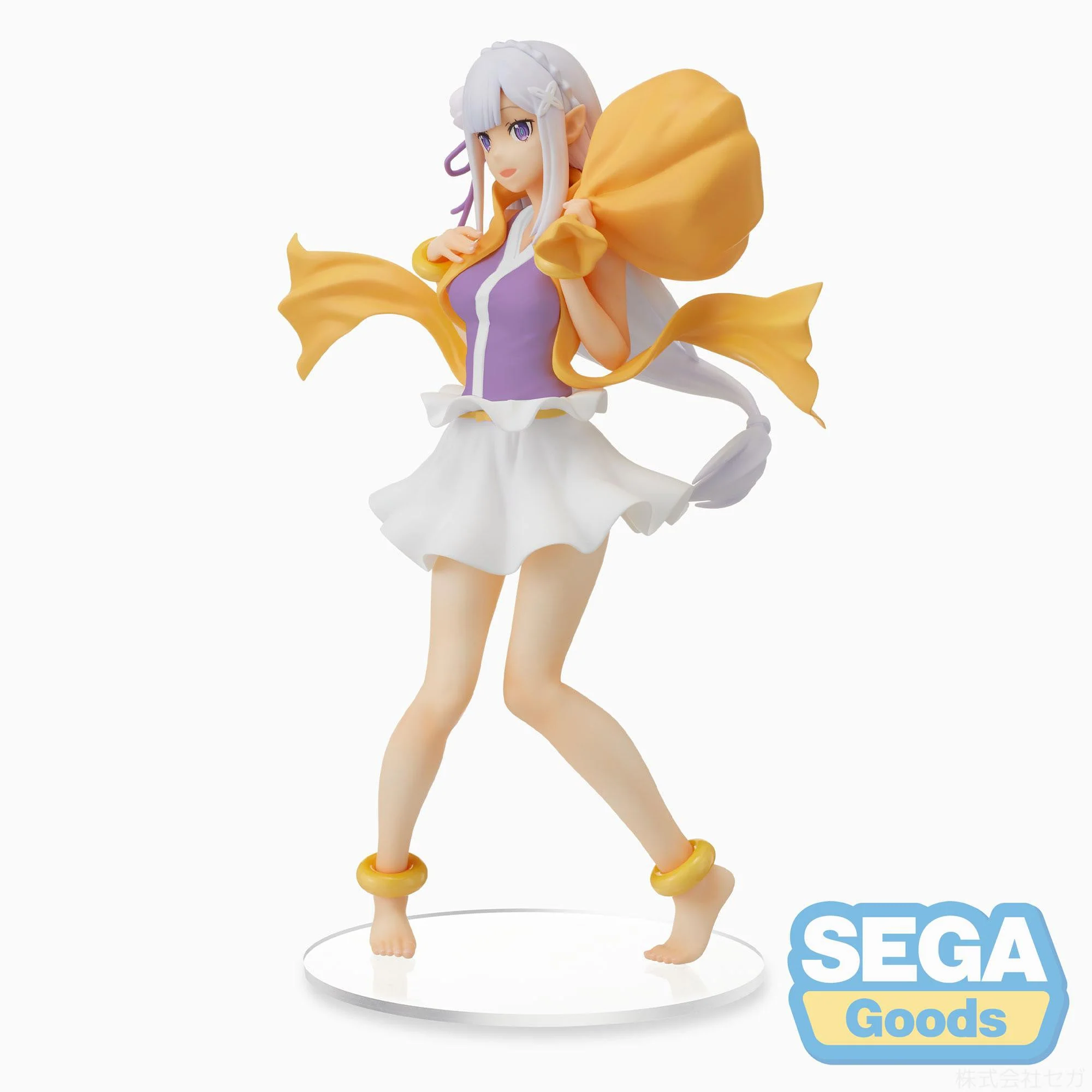 Sega SPM Re:Zero Figure Emilia Wind God Ver. - Image 3