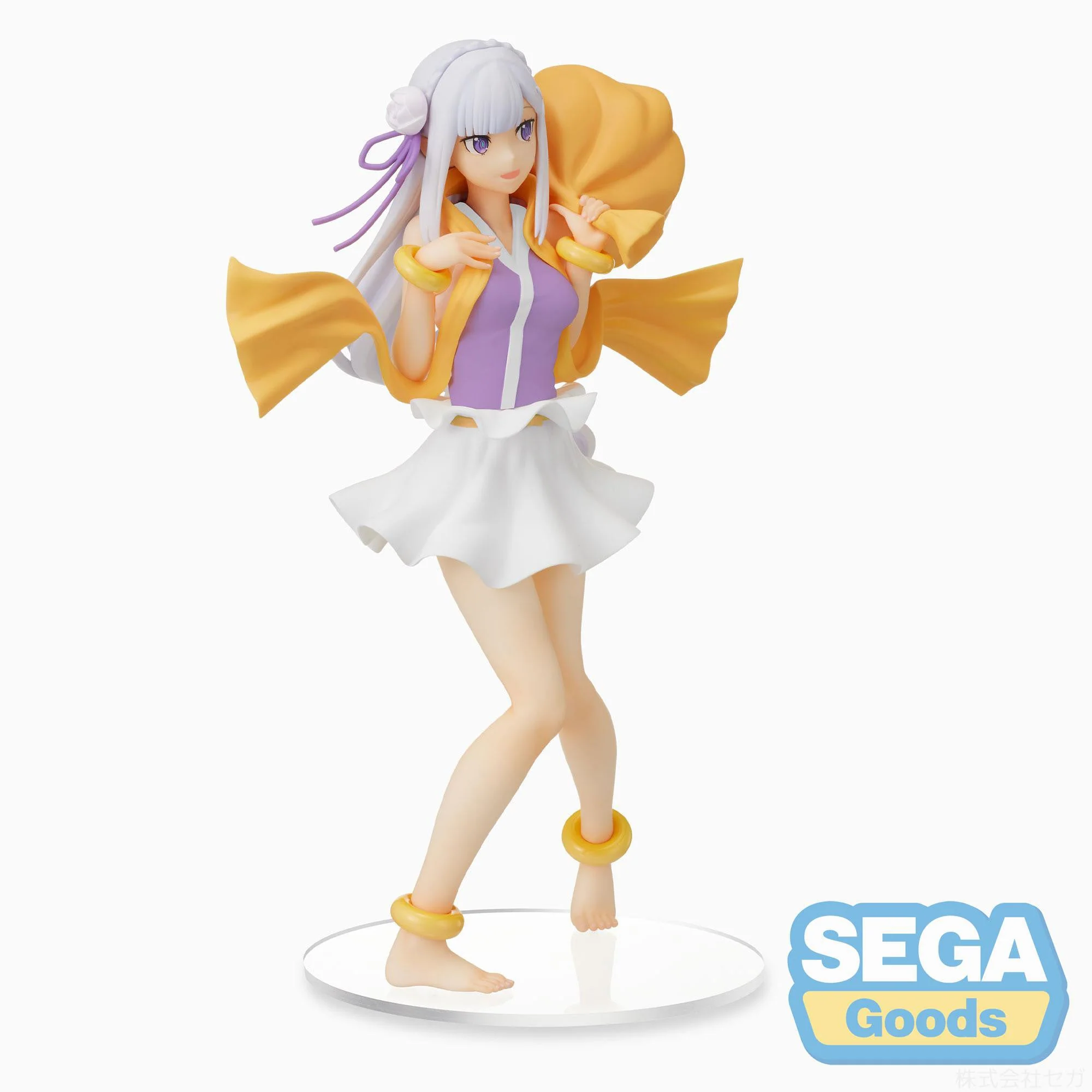 Sega SPM Re:Zero Figure Emilia Wind God Ver. - Image 5