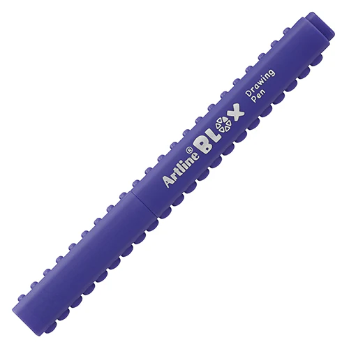 Shachihata Artline Blox Purple 0.4 mm Water-based Ink Highlighter - Image 28
