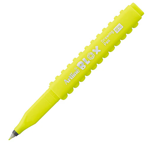 Shachihata Artline Blox Purple 0.4 mm Water-based Ink Highlighter - Image 8