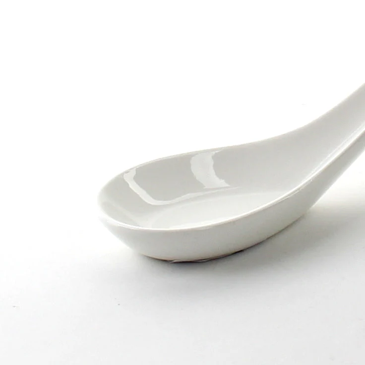 White Porcelain Spoon - Image 3