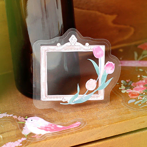 BGM Blooming Flower in a Bottle Sticker Flakes (Pink) - Image 3