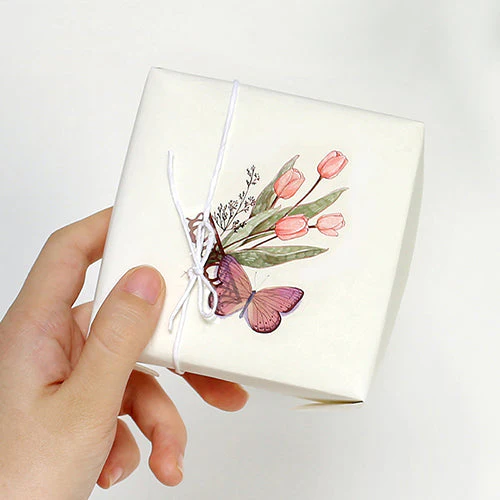 BGM Blooming Flower in a Bottle Sticker Flakes (Red) - Image 3