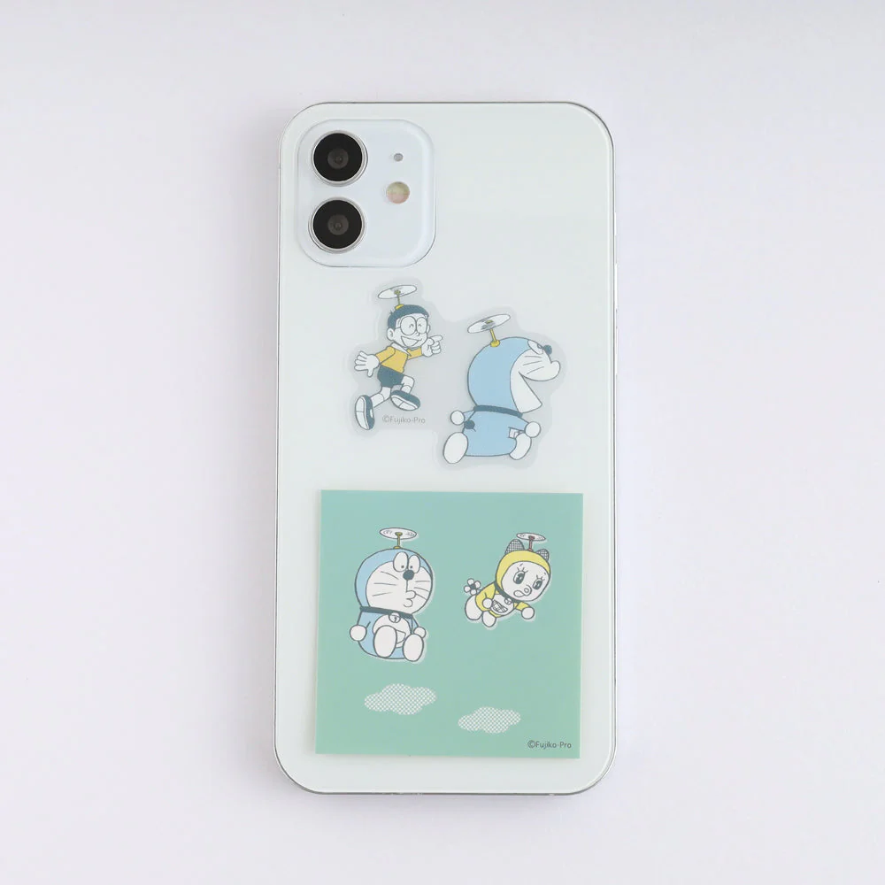 Green Flash Doraemon Sticker Set - Image 10