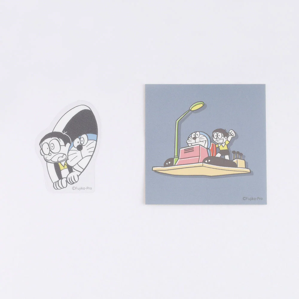 Green Flash Doraemon Sticker Set - Image 12