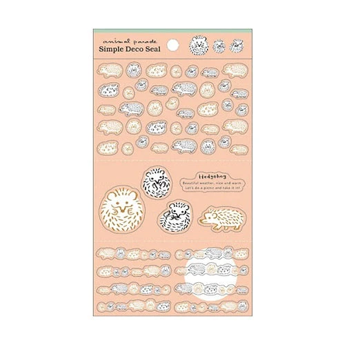 Kitera Shoij Animal Parade Simple Deco Seal Sticker - Image 13
